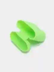Лайм чехол для наушников AirPods 1, 2, силиконовый