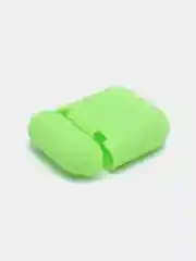 Лайм чехол для наушников AirPods 1, 2, силиконовый