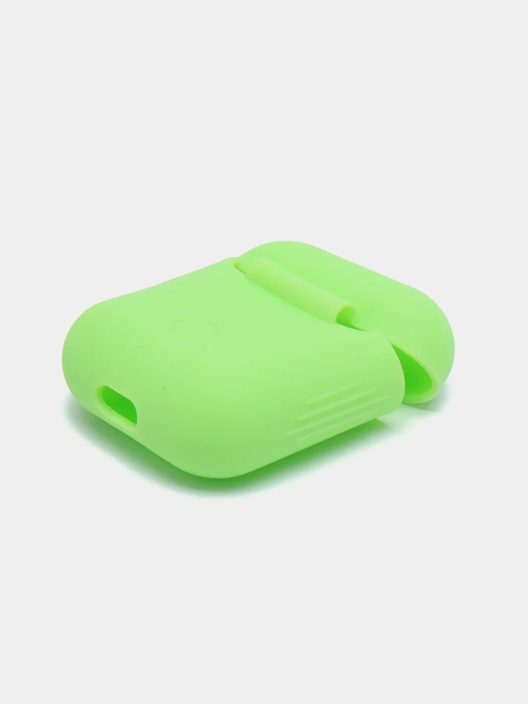 Лайм чехол для наушников AirPods 1, 2, силиконовый
