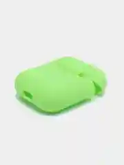 Лайм чехол для наушников AirPods 1, 2, силиконовый