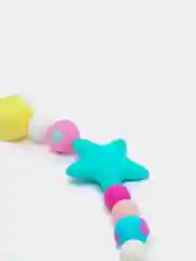 Тёмно-розовый держатель для сосоки пустышки/держатель силиконовый/прорезыватель для зубов