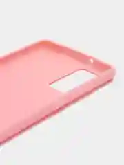 Розовый чехол для Samsung Galaxy Note 20 (Самсунг Галакси Нот 20), силиконовый