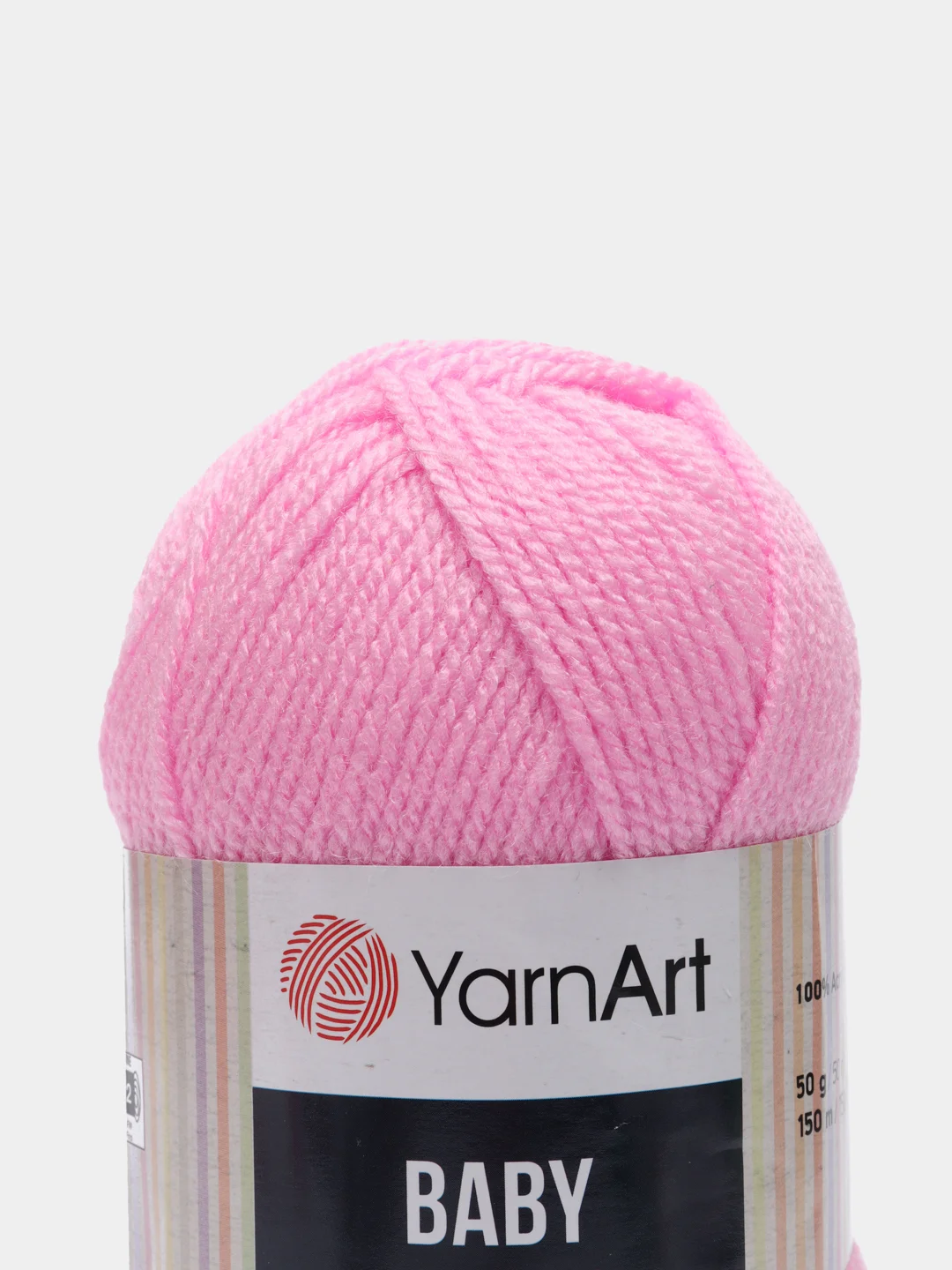 Пудровый пряжа YarnArt "Baby", 50г, 150м, 100% акрил