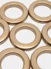 Люверсы для штор, 10 штук, коричневые