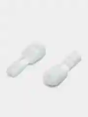 Бежевый меланж шнурки с утяжкой