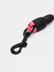 Розовый нейлоновый,высокопрочный,круглый поводок, трос для крупных,средних собак,домашних животных