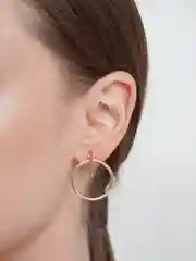 Золотой женские серьги