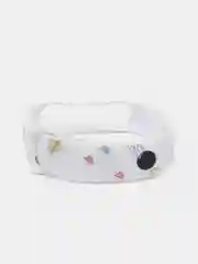 Серебряный ремешок для Xiaomi Mi Band 5, 6 силиконовый