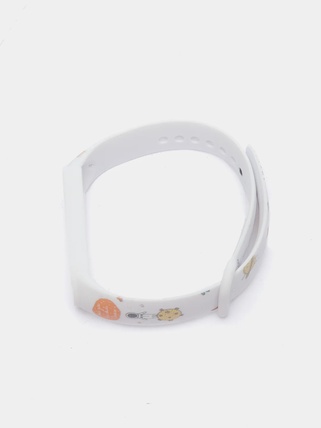 Серебряный ремешок для Xiaomi Mi Band 5, 6 силиконовый