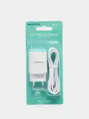 Белый сетевое зарядное устройство Micro USB Borofone BA20A 2.1A