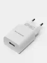 Белый сетевое зарядное устройство Micro USB Borofone BA20A 2.1A