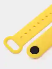 Желтый силиконовый ремешок Xiaomi Mi Band 3 / 4