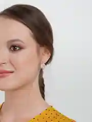 Серебряный серьги со стразами, женские