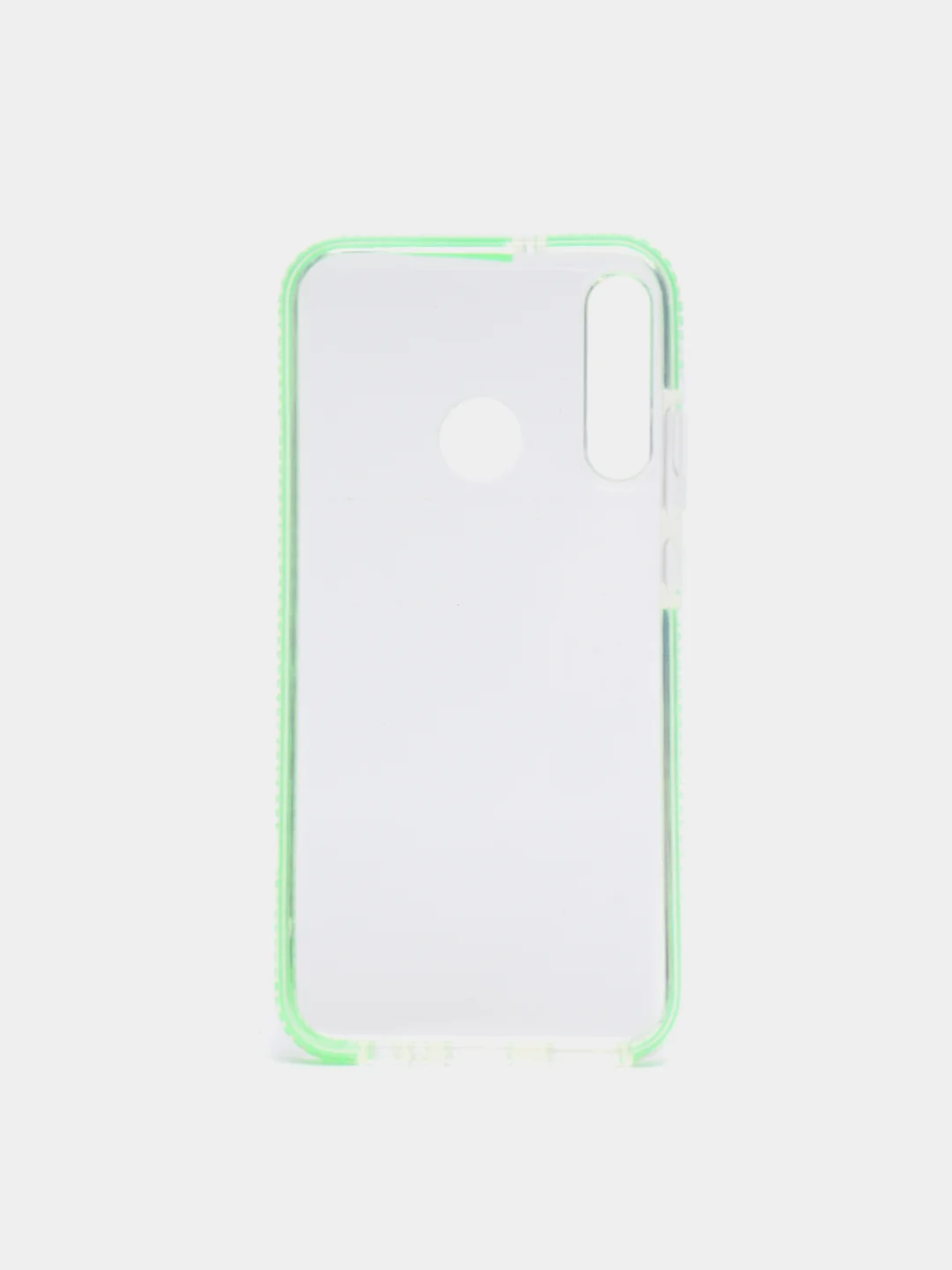 Лайм чехол силиконовый прозрачный с цветной вставкой Y7P / P40 Lite E