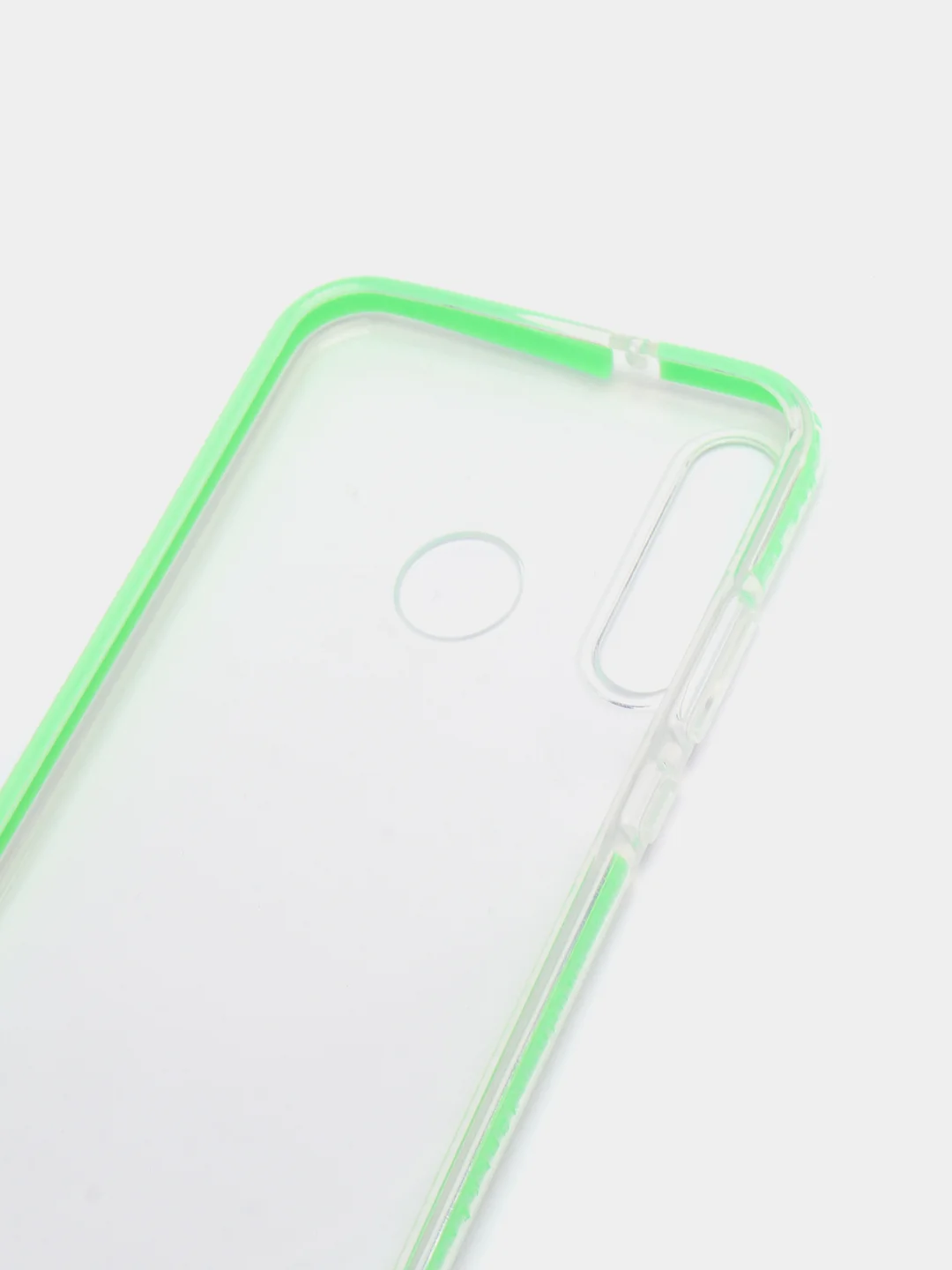 Лайм чехол силиконовый прозрачный с цветной вставкой Y7P / P40 Lite E