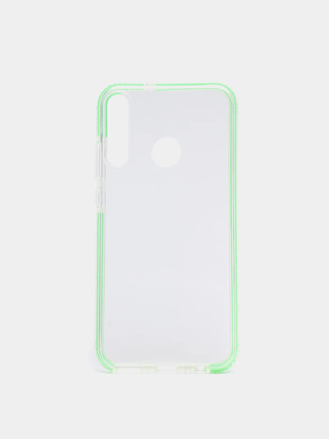 Лайм чехол силиконовый прозрачный с цветной вставкой Y7P / P40 Lite E