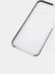 Черный чехол силиконовый прозрачный с цветной вставкой Y7P / P40 Lite E