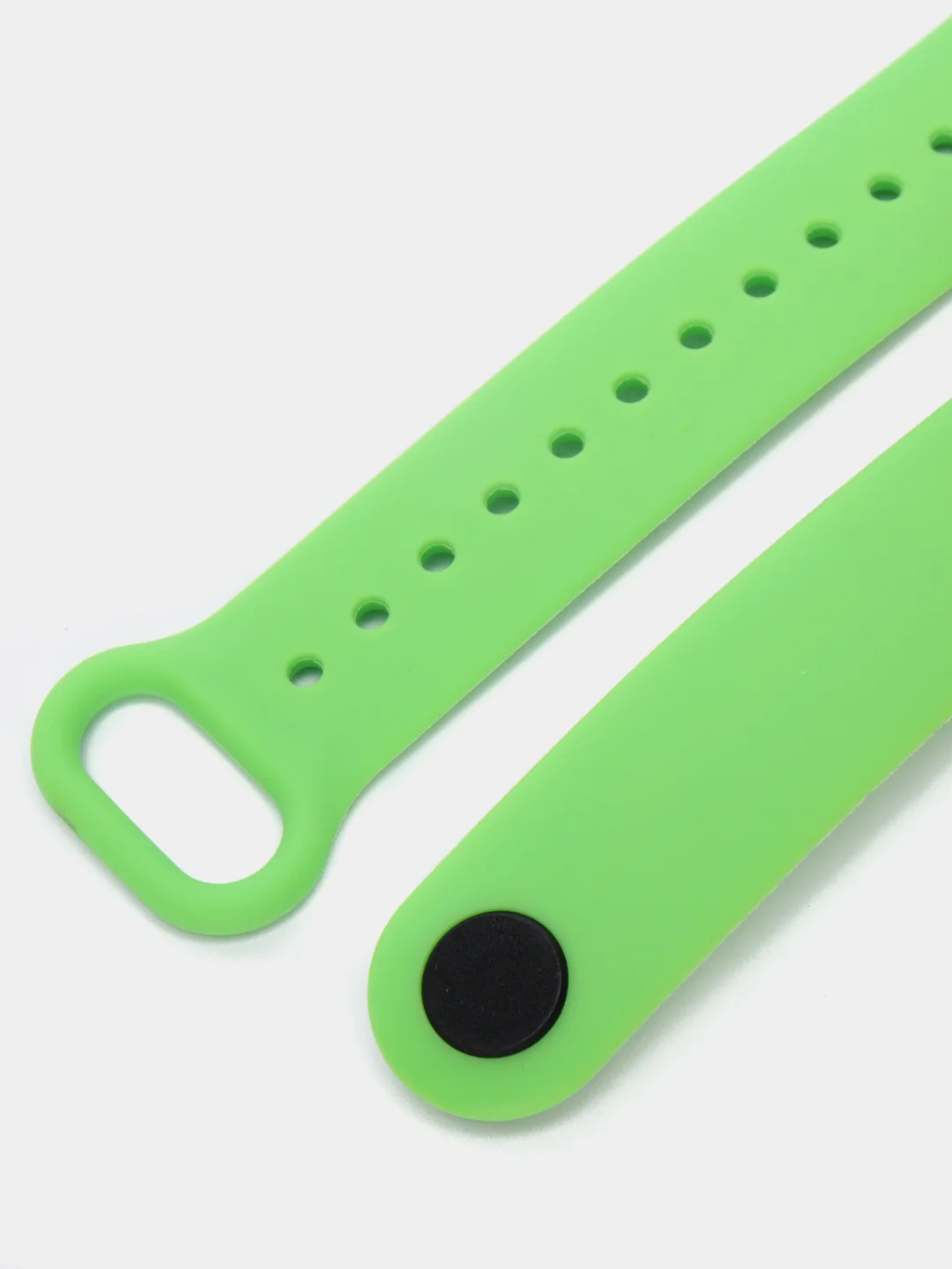 Салатовый силиконовый ремешок Xiaomi Mi Band 5, Band 6
