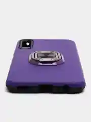 Фиолетовый чехол Huawei P Smart Z / Honor 9X / 9X Premium, без выреза для отпечатка, с кольцом