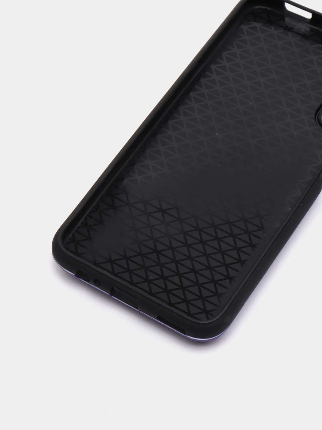 Фиолетовый чехол Huawei P Smart Z / Honor 9X / 9X Premium, без выреза для отпечатка, с кольцом