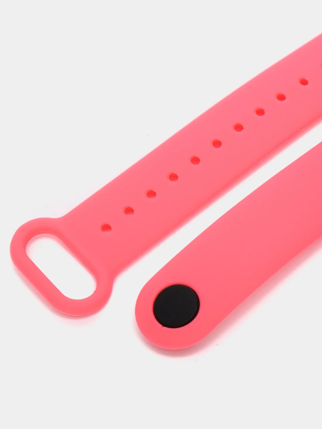 Кораллово-розовый силиконовый ремешок Xiaomi Mi Band 3 / 4