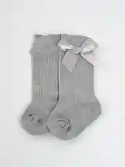 Серебряный длинные детские носки для девочек