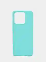 Бирюзовый чехол Xiaomi Redmi 10C / Poco C40, Сяоми Редми 10С / Поко С40 силиконовый цветной, матовый