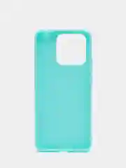 Бирюзовый чехол Xiaomi Redmi 10C / Poco C40, Сяоми Редми 10С / Поко С40 силиконовый цветной, матовый