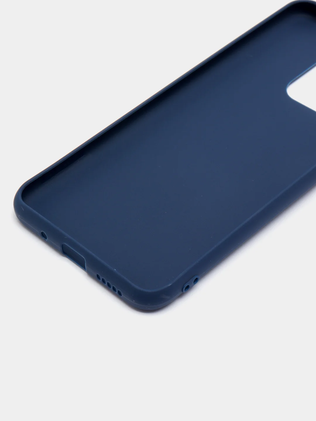 Темно-синий чехол Xiaomi Redmi 10C / Poco C40, Сяоми Редми 10С / Поко С40 силиконовый цветной, матовый