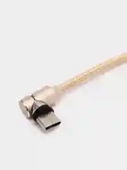 Золотой кабель 3 в 1 с магнитными насадками в комплекте, сменные, Type-C, Android, iPhone