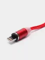 Золотой кабель зарядный lightning, type-c, магнитный, для айфон, андроид 1,2 м
