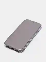 Серебряный чехол книжка Huawei P Smart Z / Honor 9X / Honor 9X Premium, Хуавей П Смарт З,  Хонор 9Х