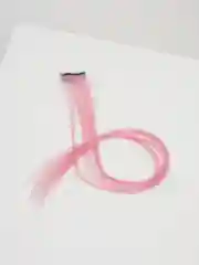 Цветные пряди на заколке