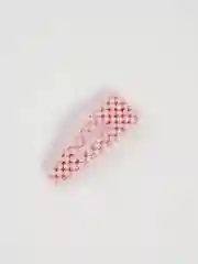 Розовый заколка из цветного жемчуга