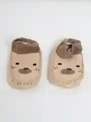 Бронзовый детские носки пинетки, нескользящие, тапочки для первых шагов