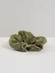 Зеленый эластичная шифоновая резинка для волос