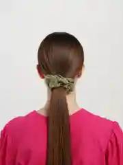 Зеленый эластичная шифоновая резинка для волос