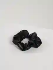 Черный резинка для волос, из экокожи