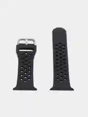 Угольный спортивный силиконовый ремешок для Apple Watch SE, 7, 6, 5, 4, 3, 2, 1