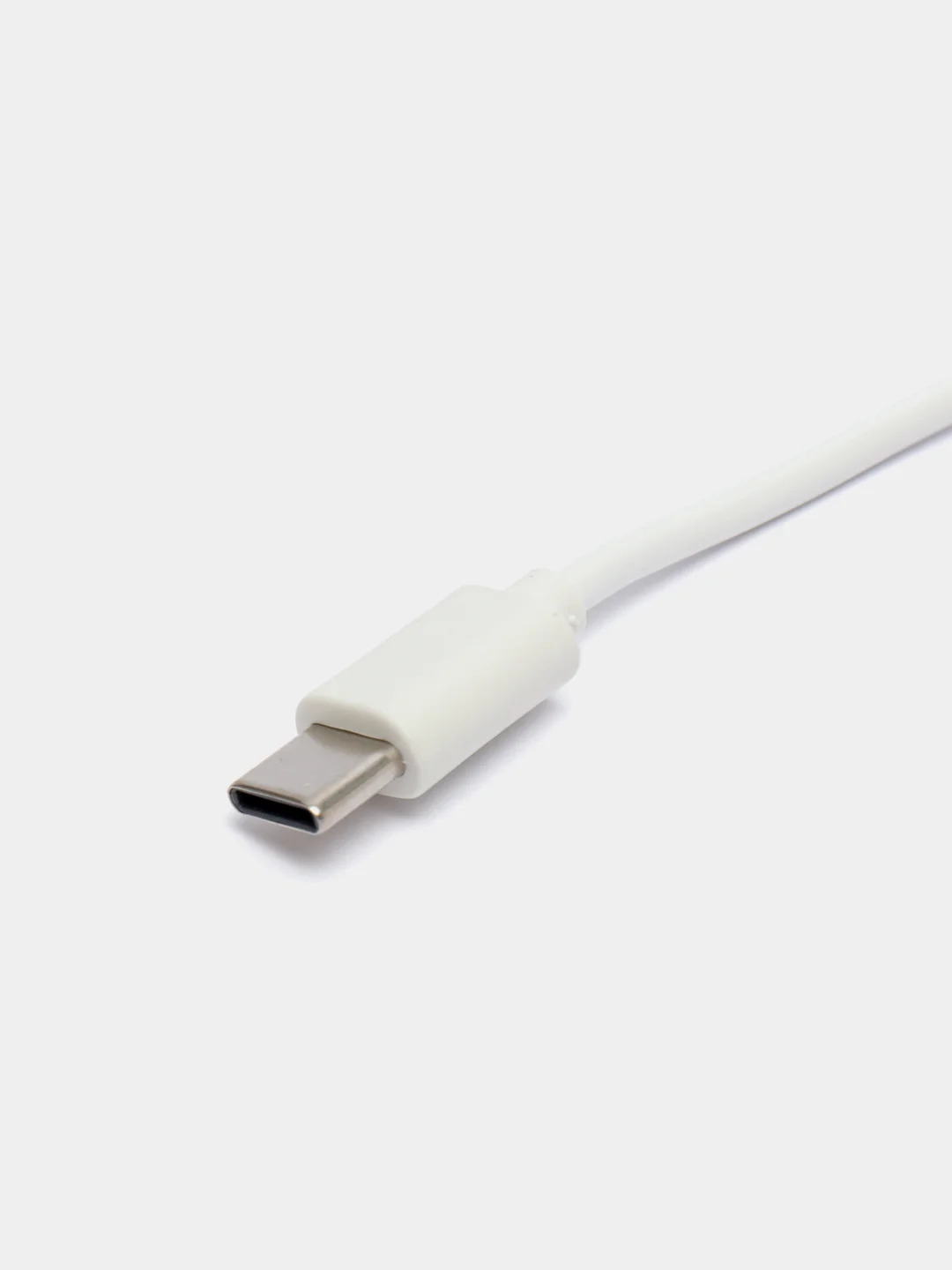 Белый кабель Type-C для зарядки и передачи данных