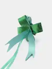 Бант Бабочка для Подарка. Голограмма. 45*45 мм. Ширина ленты: 12 мм. Длина: 222 мм