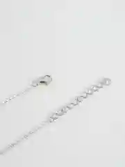 Серый металлик цепочка с подвеской "Знаки зодиака", серебряная, с открыткой
