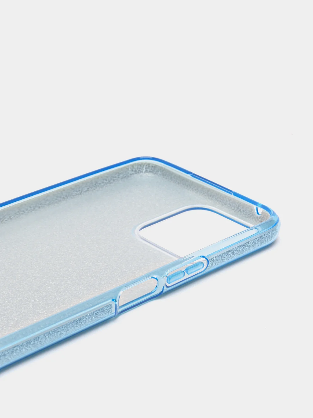 Голубой чехол для HONOR X8, блестящий
