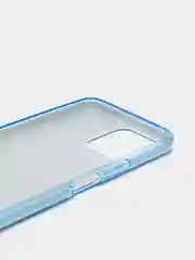 Голубой чехол для HONOR X8, блестящий