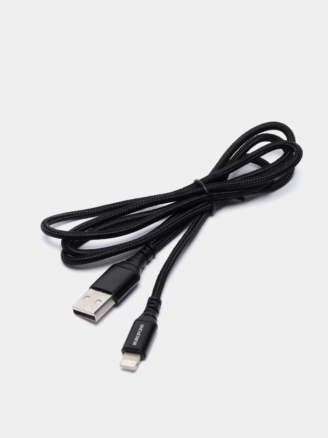 Черный кабель для зарядки Borofone BX54  Lightning, Type-C, Micro-USB, быстрая зарядка