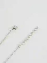 Хаки цепочка с подвеской "Знаки зодиака", серебряная, с открыткой