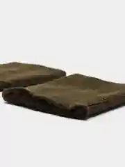 Зелёный хаки манжеты трикотажные, высота 10см