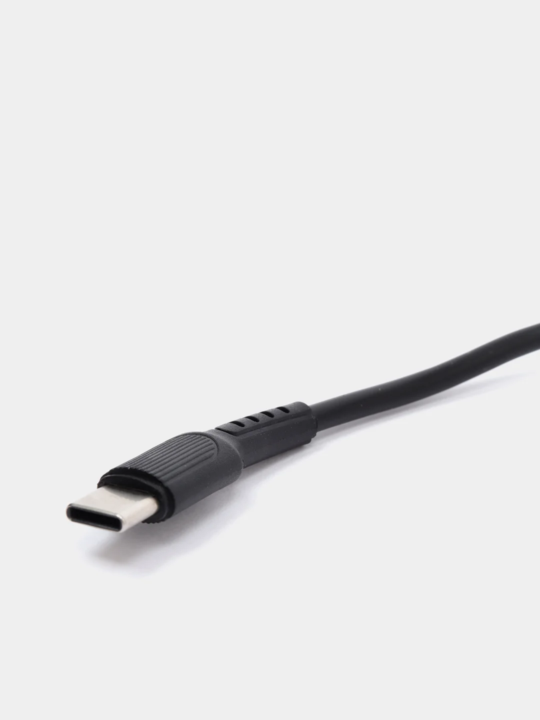 Черный кабель для Type-C, Micro-USB, Lightning, More Choice K26a USB, 2.0A,1 м
