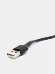 Черный кабель для Type-C, Micro-USB, Lightning, More Choice K26a USB, 2.0A,1 м