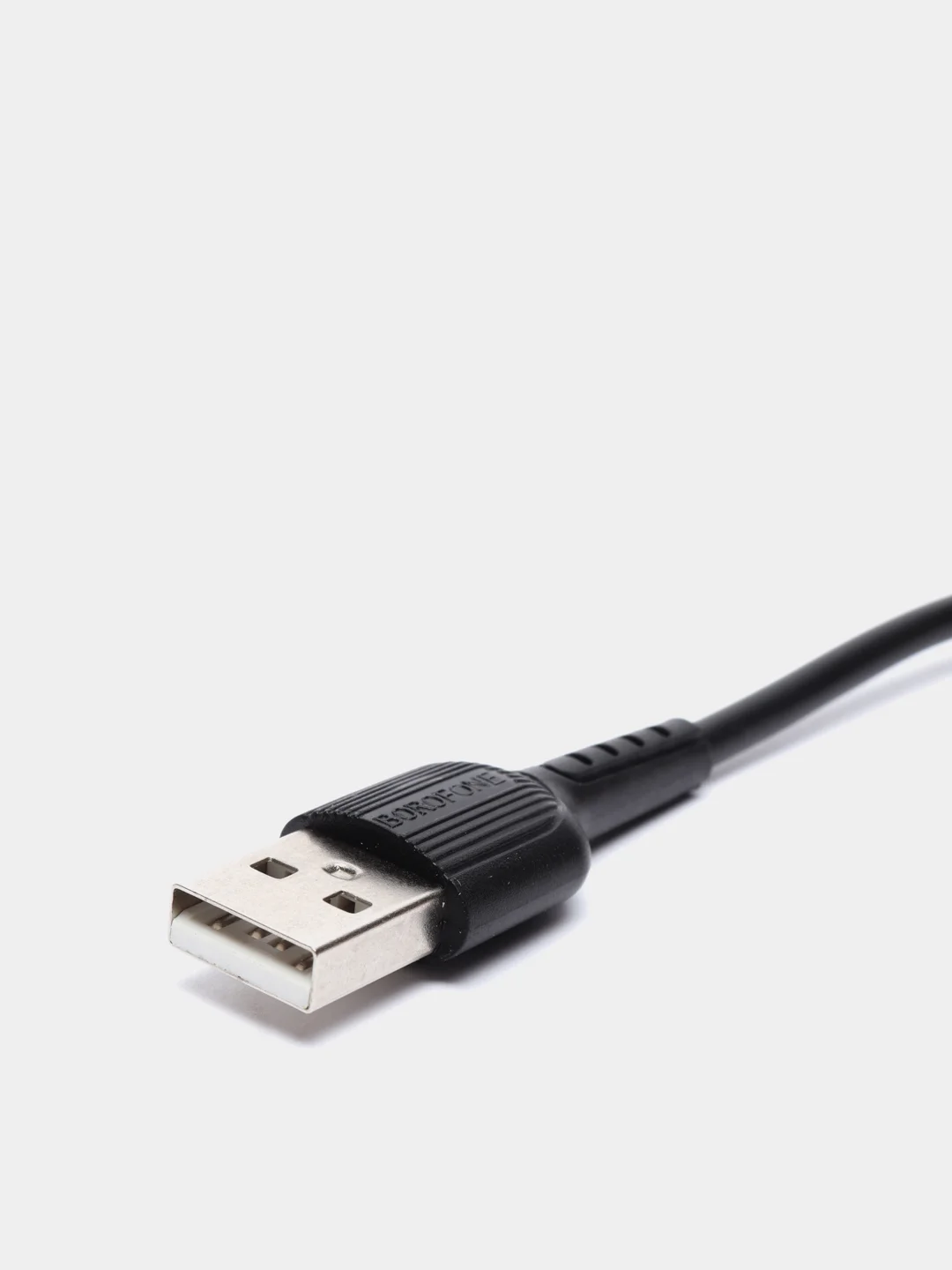 Черный кабель Borofone BX16 для Lightning, Micro-USB, Type-C, от 2.4A до 3.0A, 1м